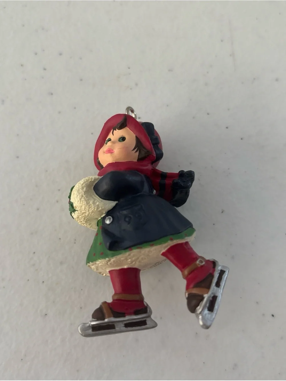 Hallmark Sweet Skater Ornament - Red, Green & Navy